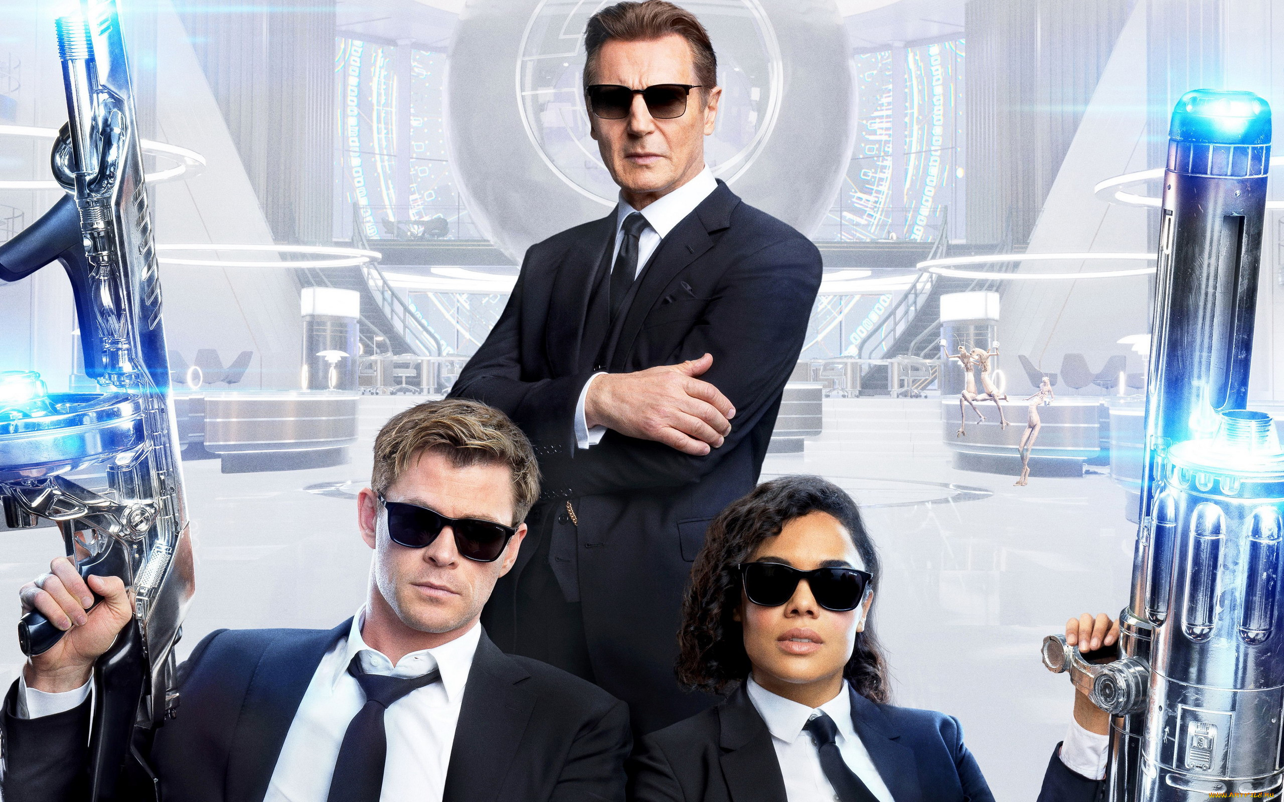 men in black international 2019,  , -unknown , , tessa, lynn, thompson, chris, hemsworth, men, in, black, international, 2019, liam, neeson